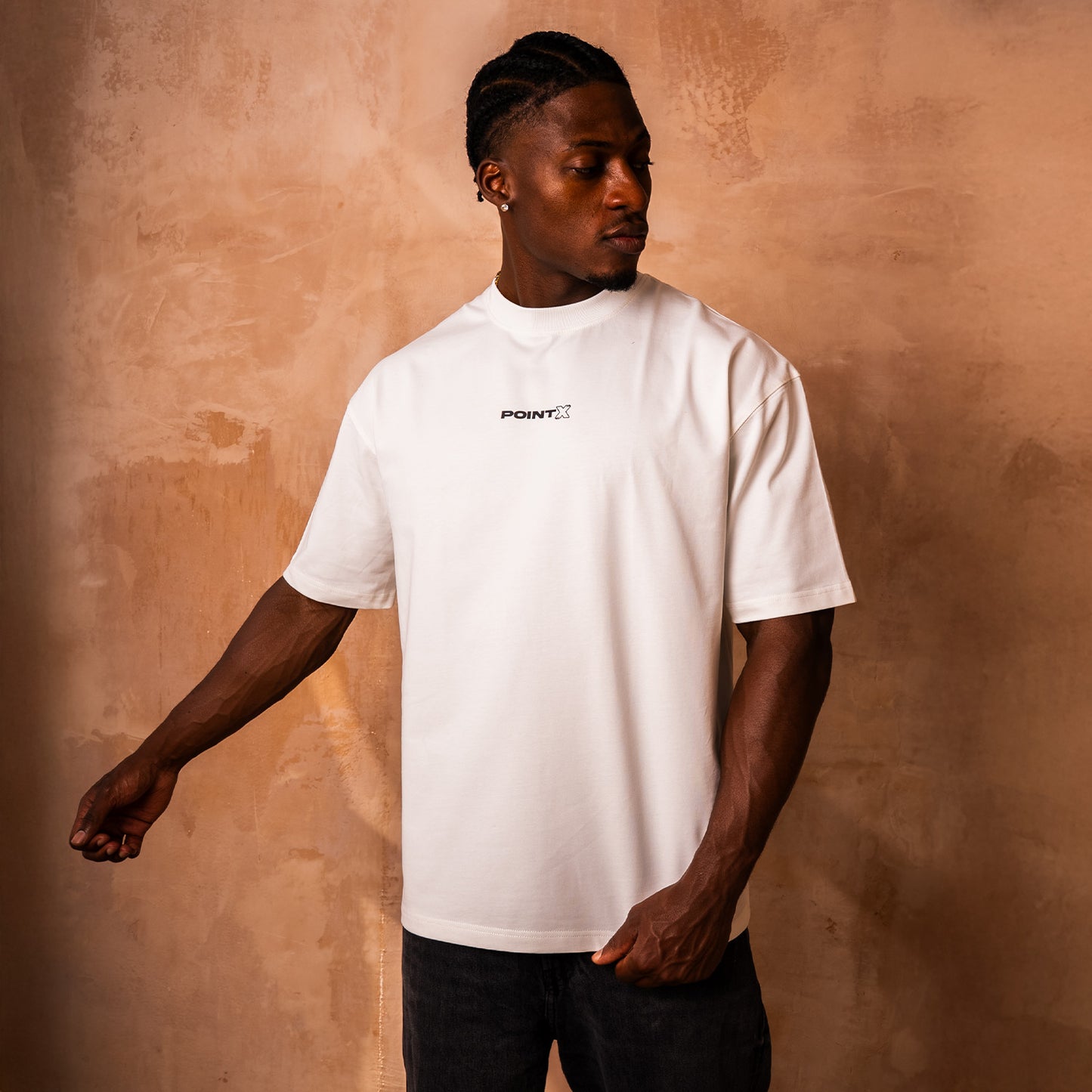 Point X 'Oversized' White T-Shirt