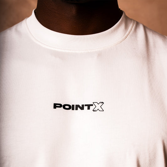 Point X 'Oversized' White T-Shirt
