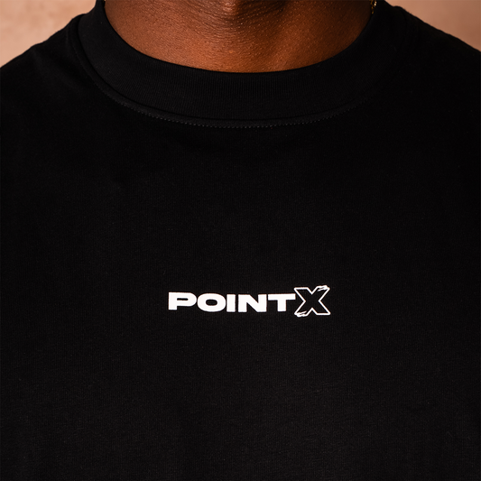 Point X 'Oversized' Black T-Shirt