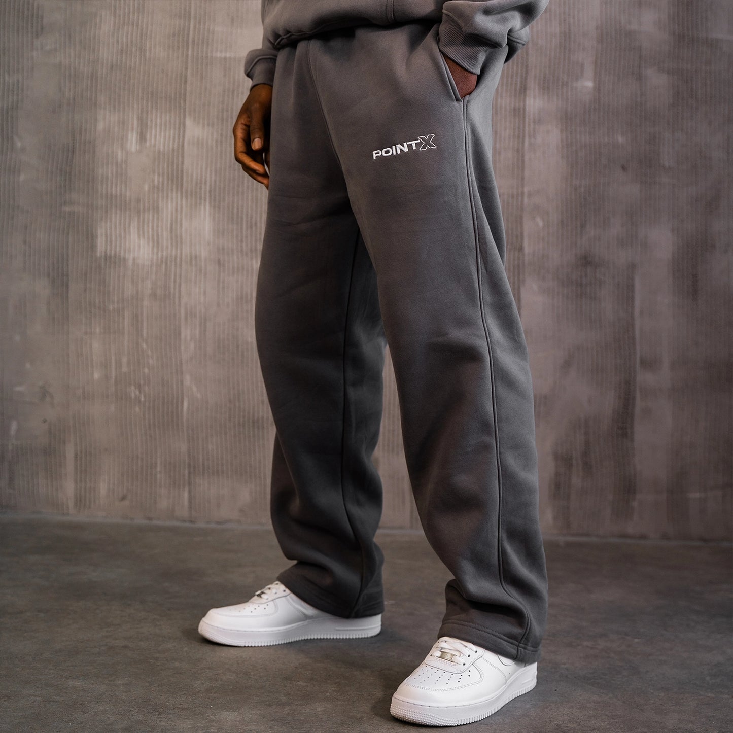 LOGO TRACKSUIT - CHARCOAL GREY
