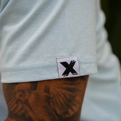 TAG LOGO TEE - LIGHT BLUE
